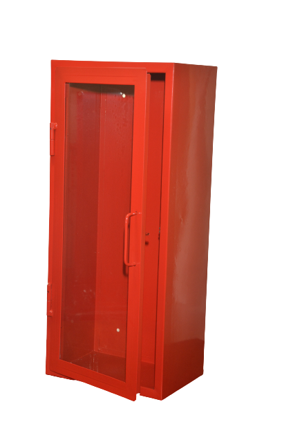 GABINETE METALICO PORTA 1 EXTINTOR PUERTA VIDRIADA